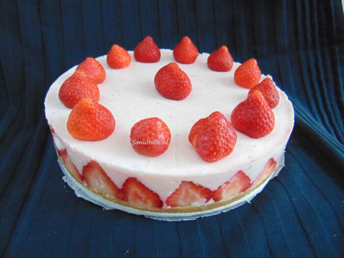 aardbeien kwarktaart