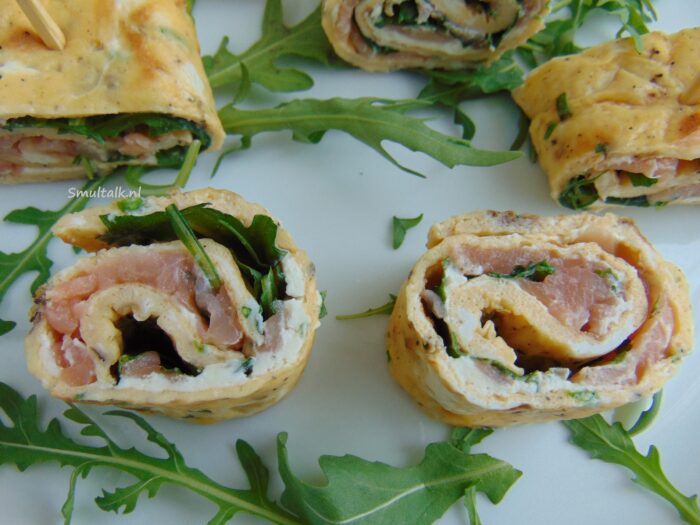 omeletrol met zalm, Omeletrol met zalm, Smultalk