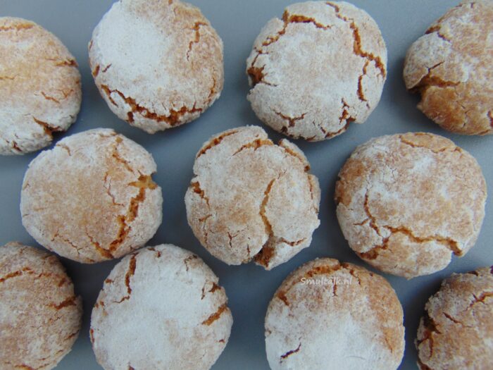 amaretti koekjes van bovenaf