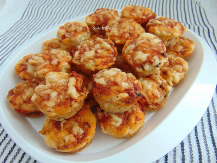 schaal kleine pizza muffins