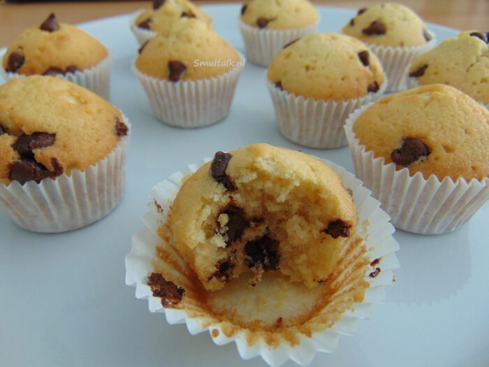 chocolate chips mini cupcakes, Chocolate chips mini cupcakes, Smultalk