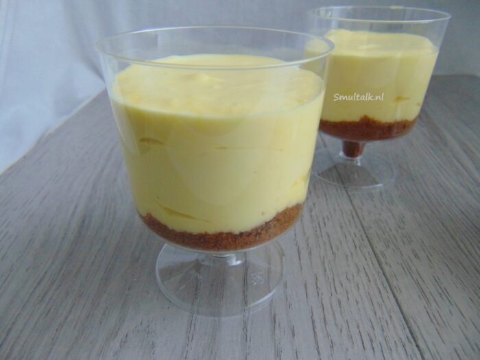 citroen cheesecake in een glaasje, Citroen cheesecake in een glaasje, Smultalk