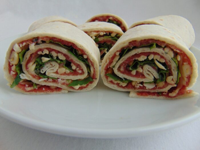 wraps met carpaccio, Wraps met carpaccio, Smultalk