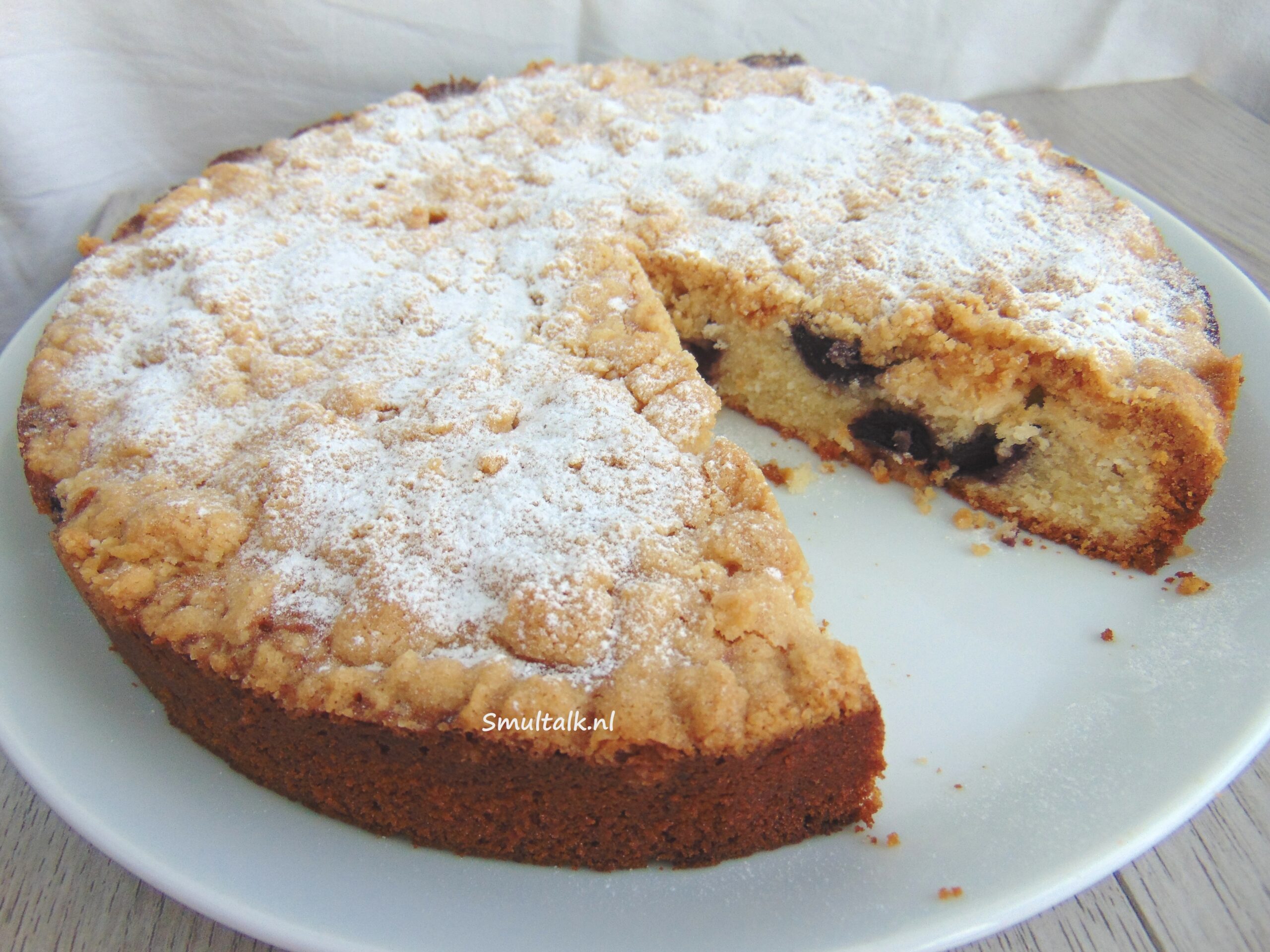 kersen-kruimelcake